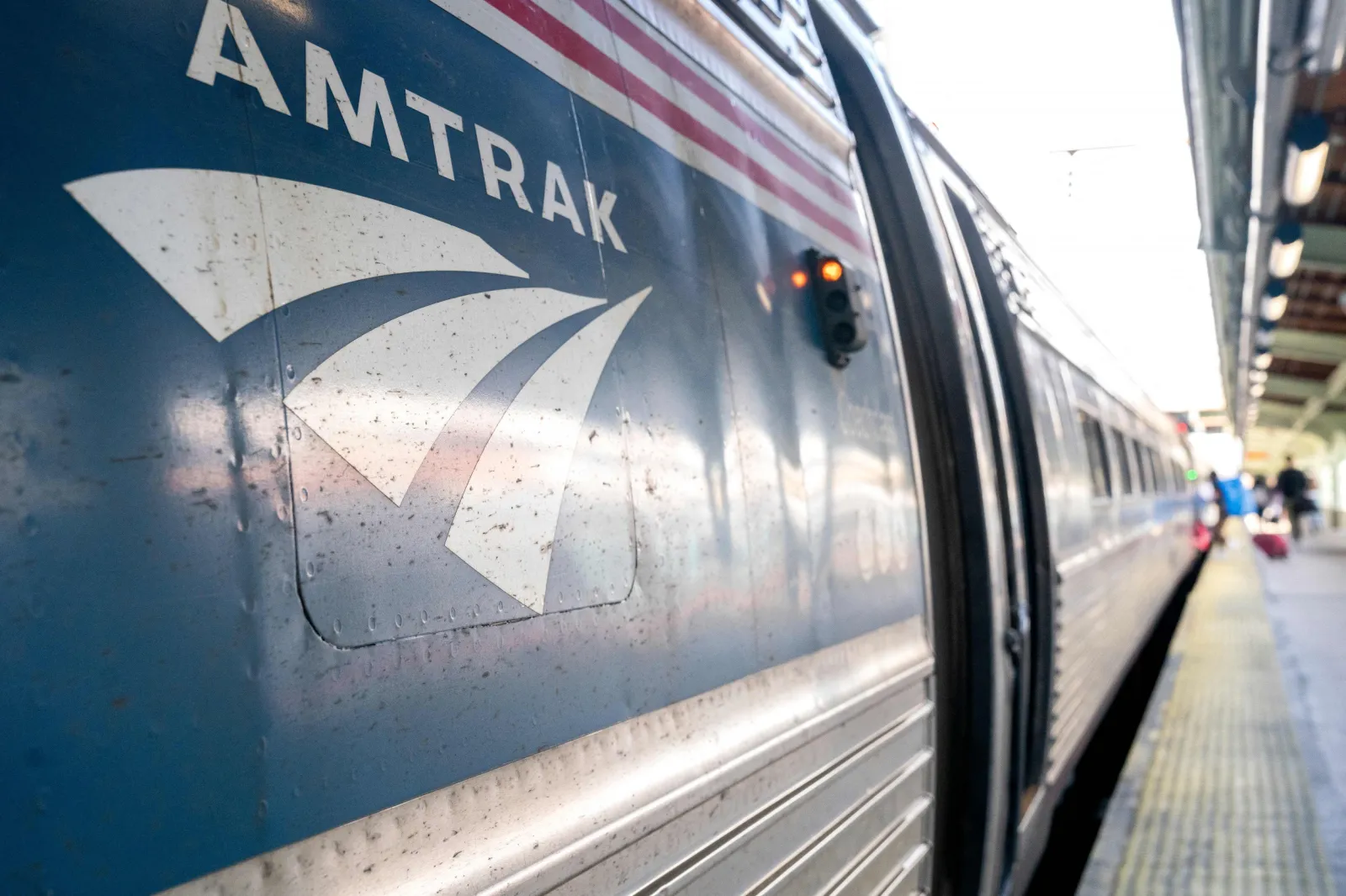 Photos of Amtrak Derailment Show Train Flipped After Dump Truck ...