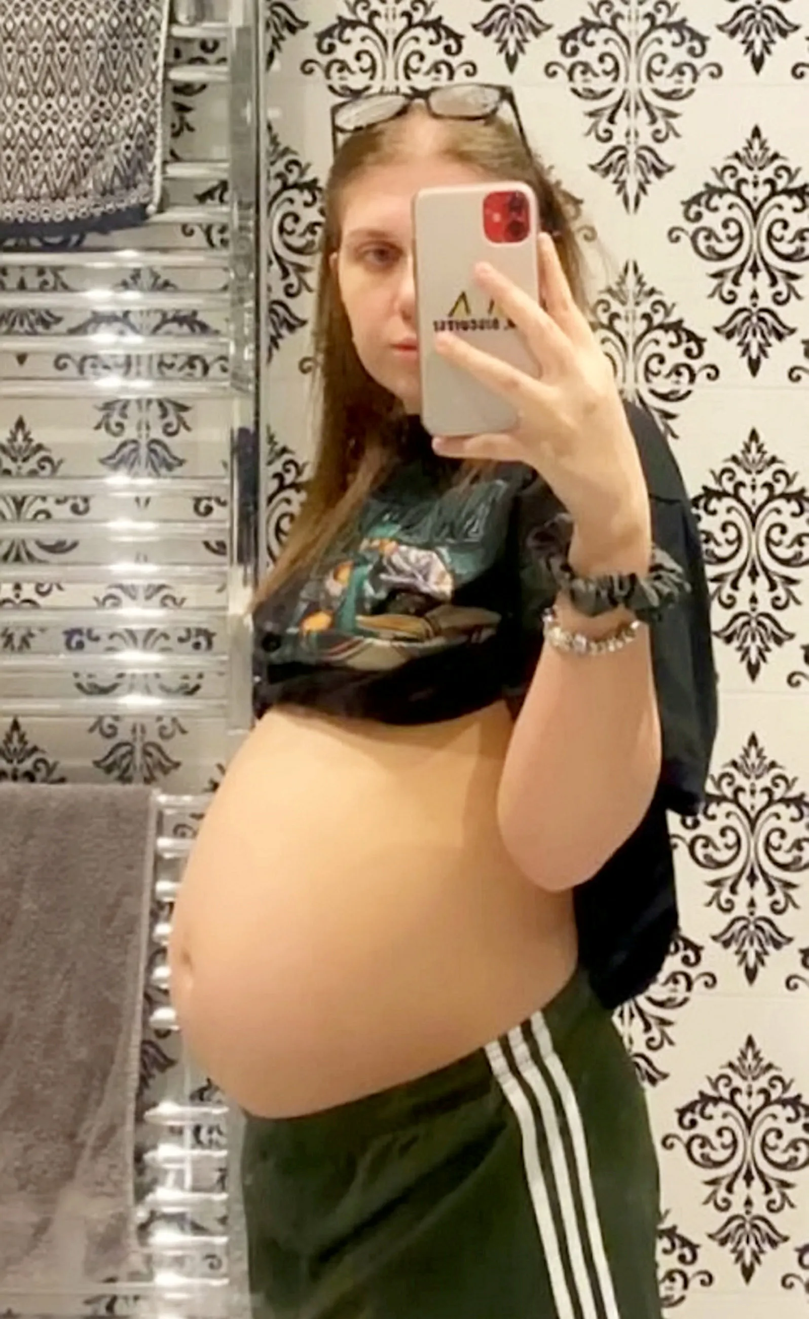 Femme enceinte fatiguée