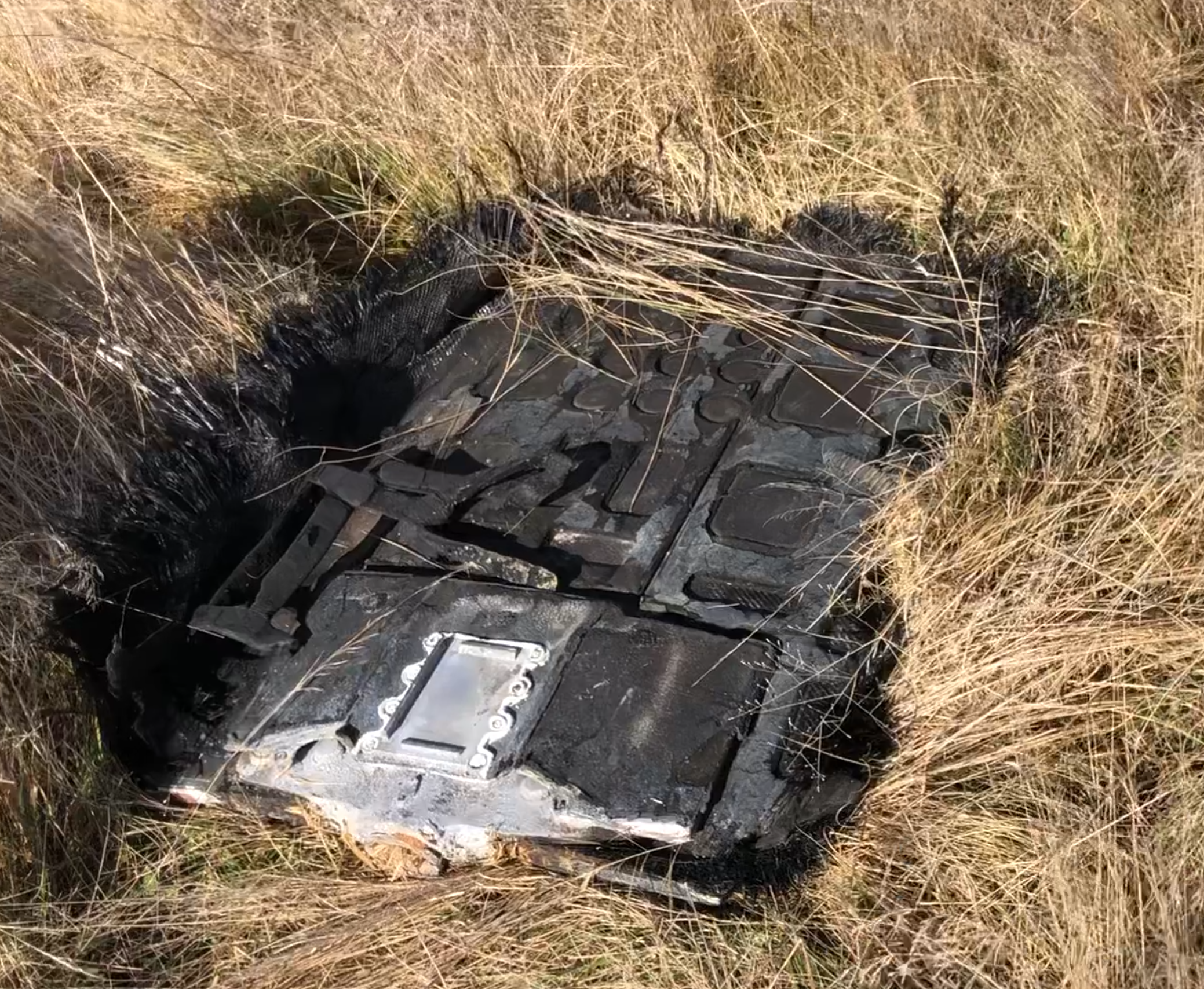 Photos Show Big Chunks of Suspected SpaceX Rocket That Landed on