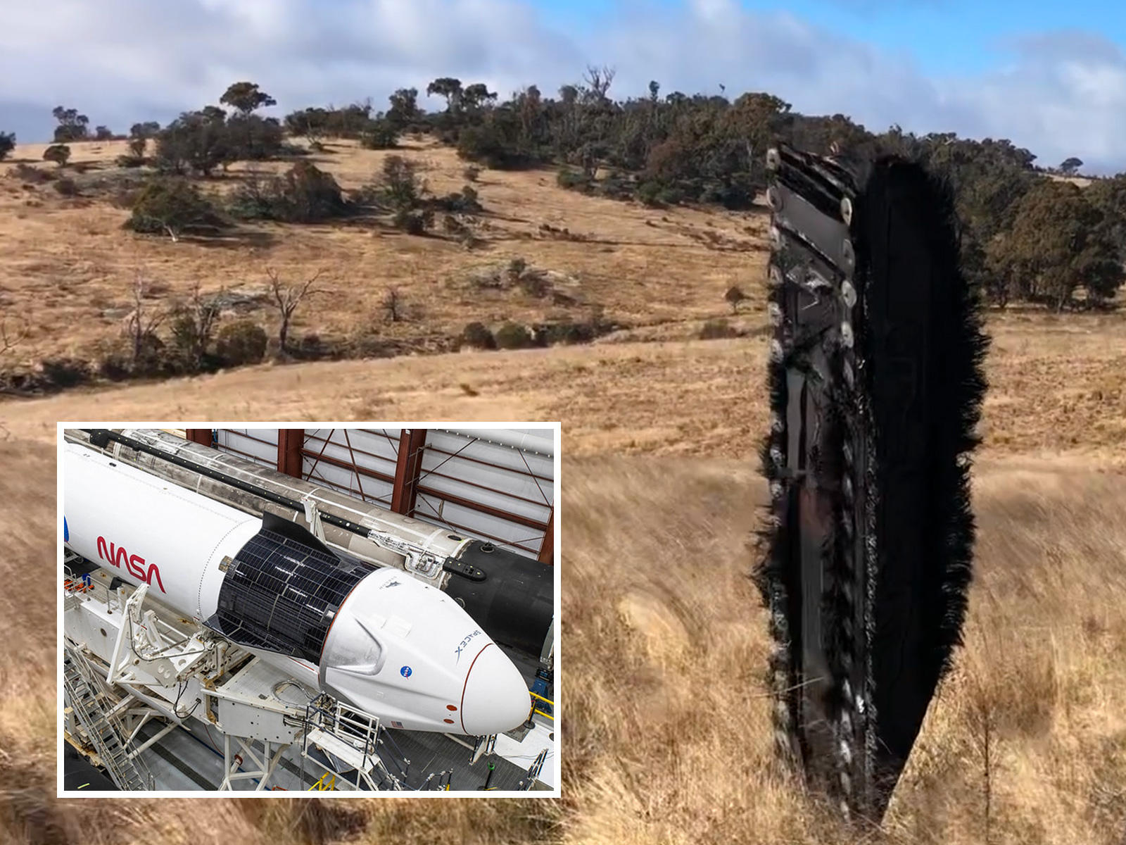Space Junk That Fell on Sheep Farm Was From SpaceX Rocket, Agency