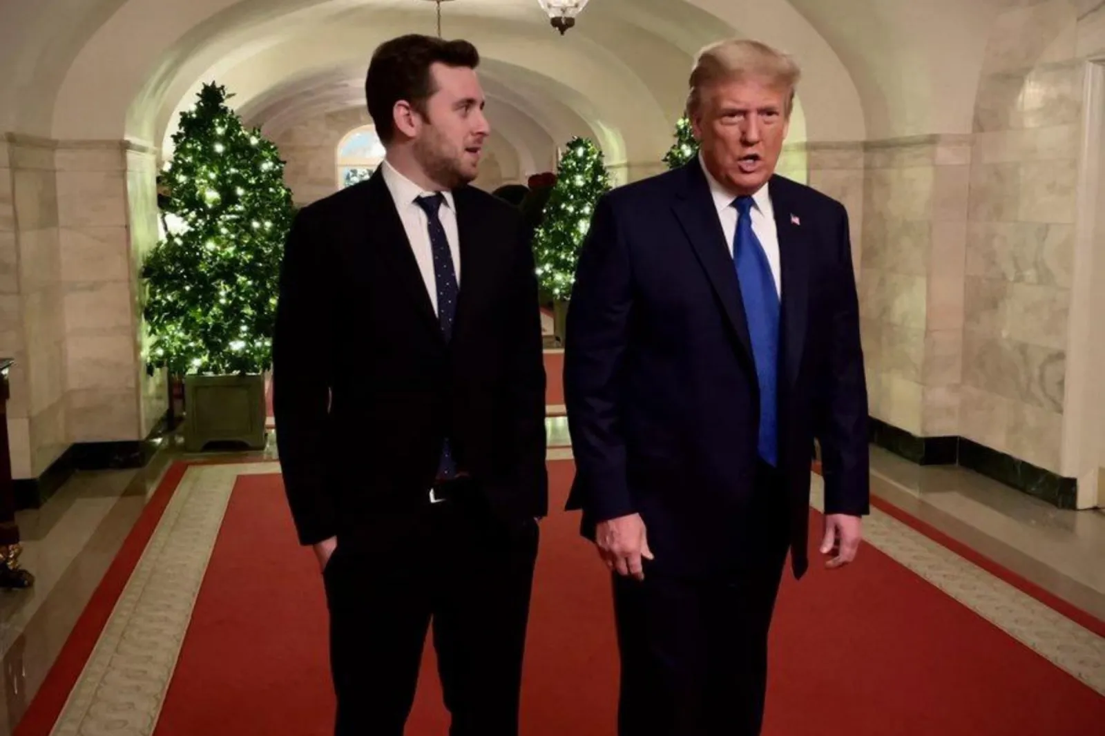 Alex Holder and Donald Trump