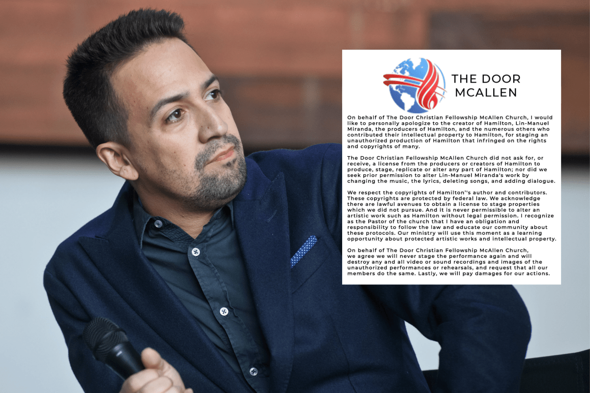 Texas Church to ‘Pay Damages’ After Unauthorized ‘Hamilton’ Goes Viral(02)