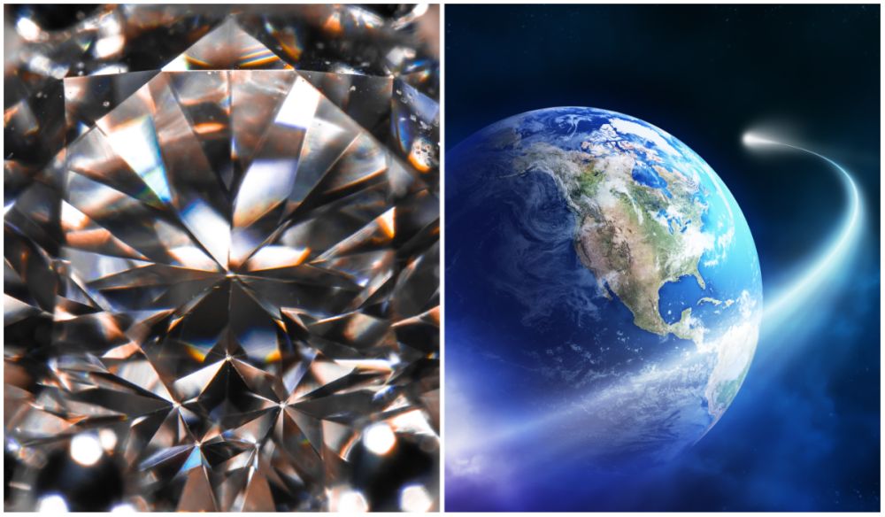 Weird Hexagonal Diamonds From Another Planet Discovered on Earth - Newsweek