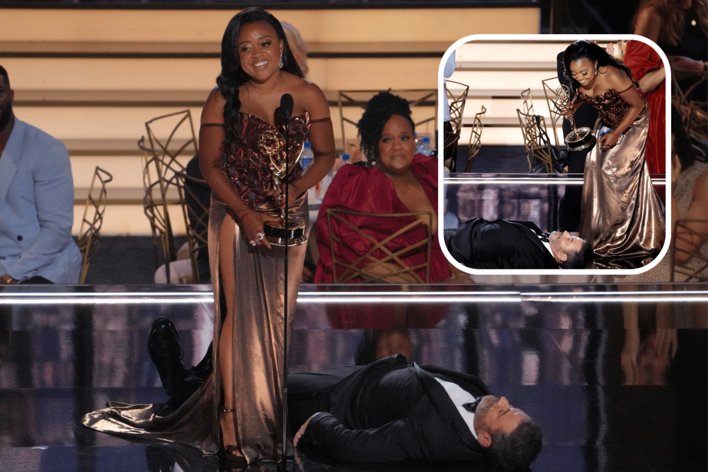 Jimmy Kimmel Accused of Stealing Quinta Brunson’s Spotlight With Emmy Joke