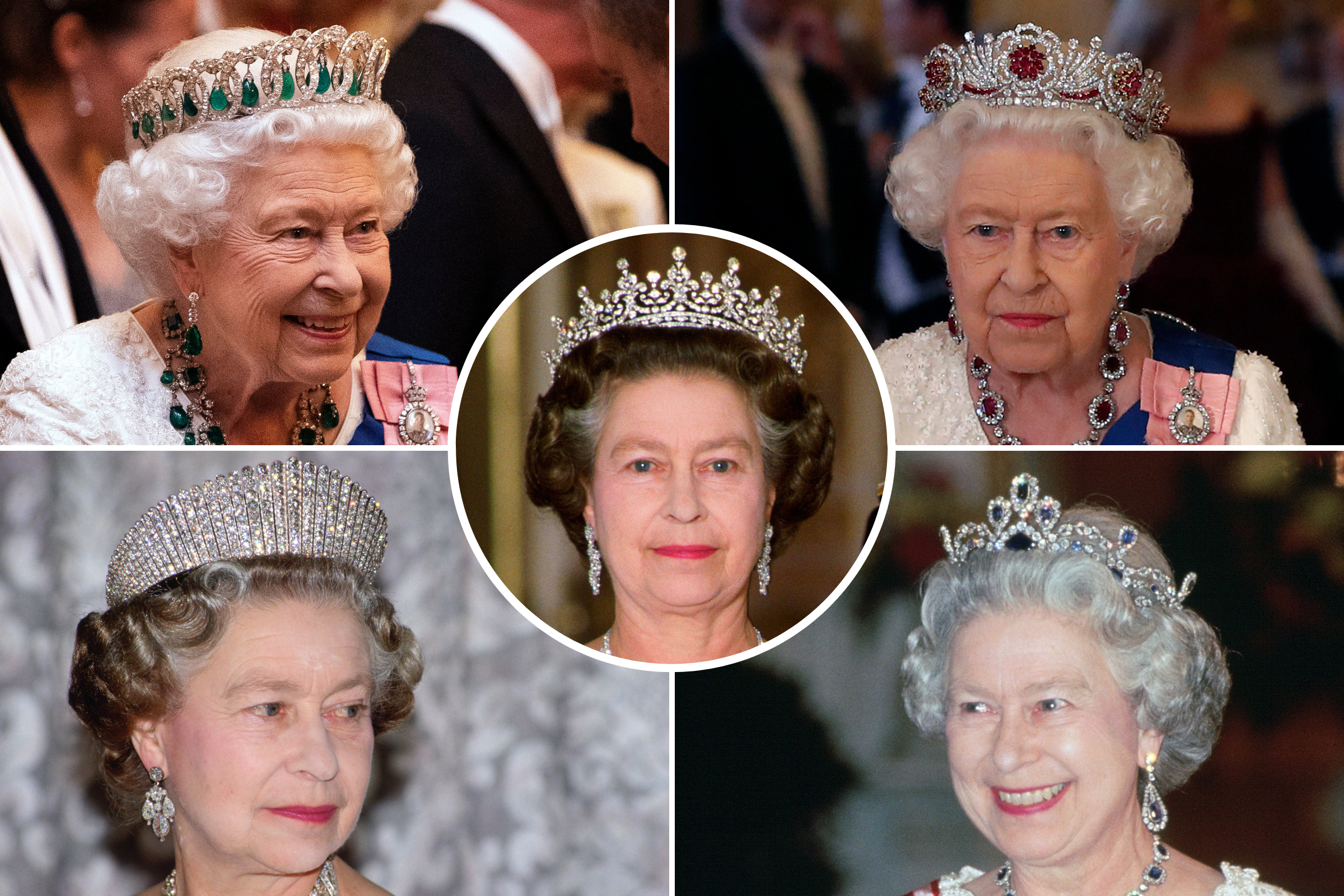 Silver Cubic Zirconia Queen Elisabeth Style Tiara Crown – All CZ, Women’s Luxury