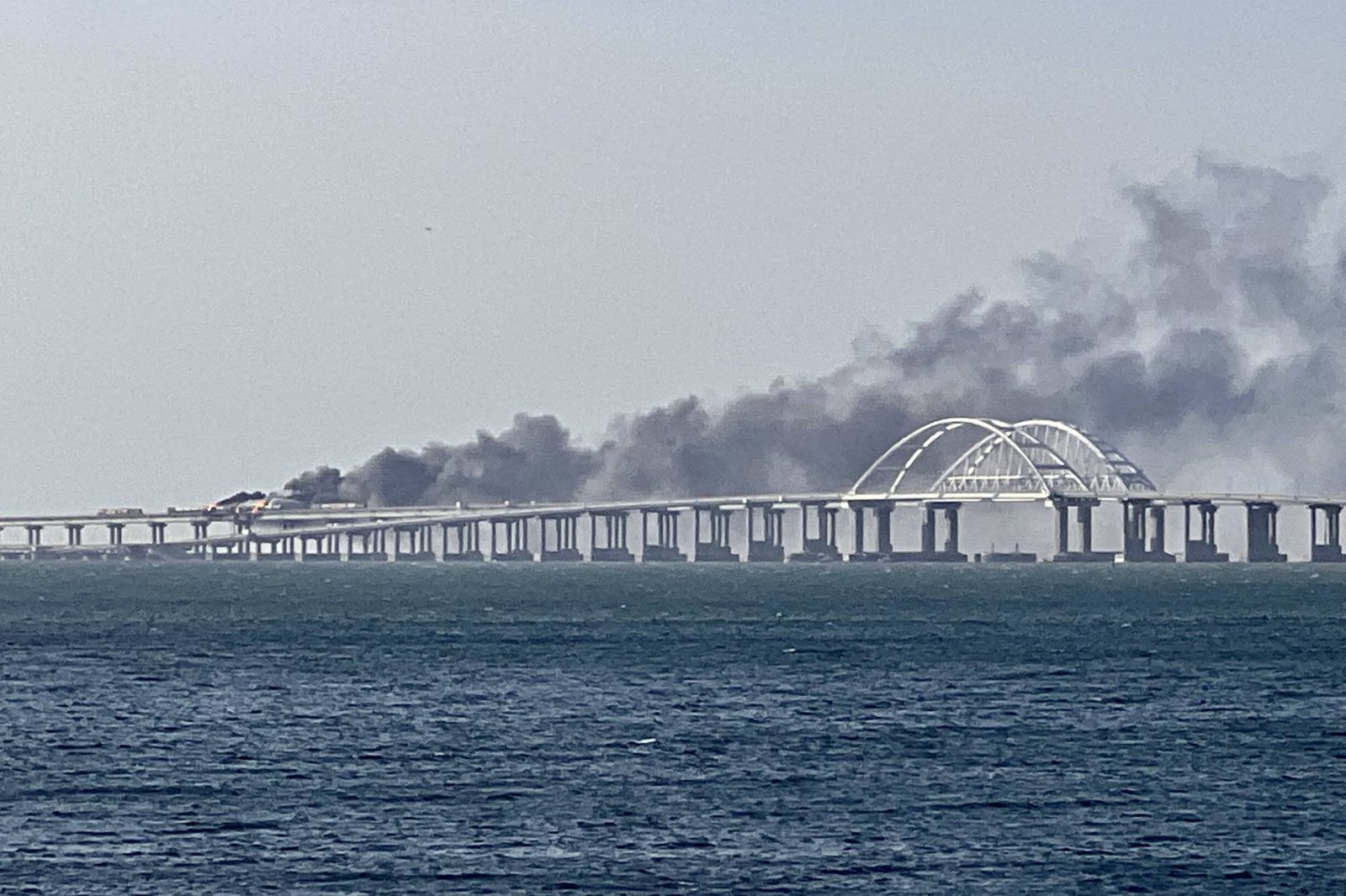 Putin Bridge Putin’s Silence Over Crimean Bridge Explosion Causing Anger in Russia ...