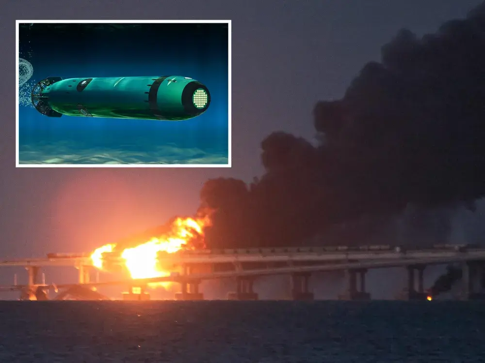 U.S. Drone Could Be Behind Crimea Bridge Explosion