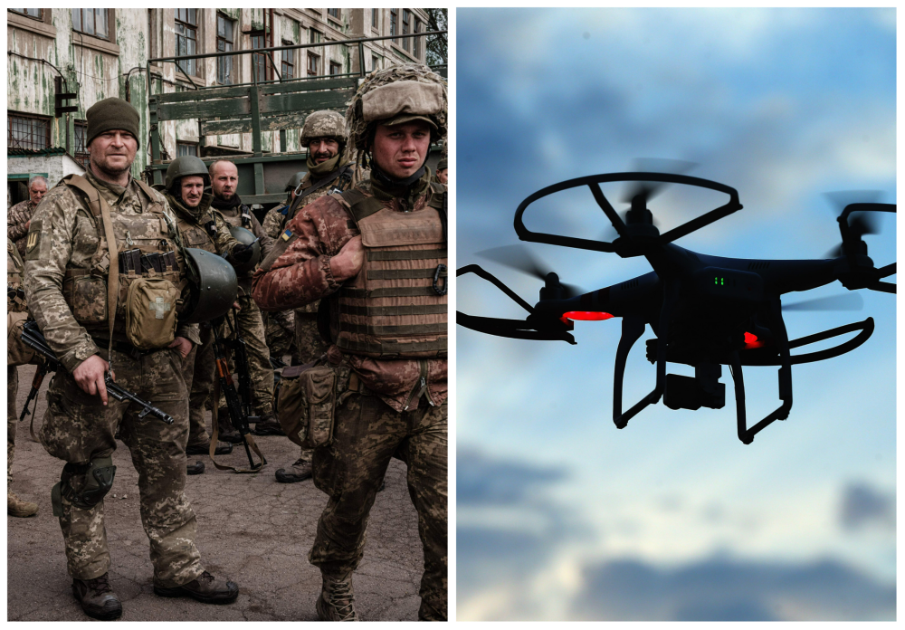 Video of Ukraine Army Drone Equipped With Machine Gun Viewed 500k Times