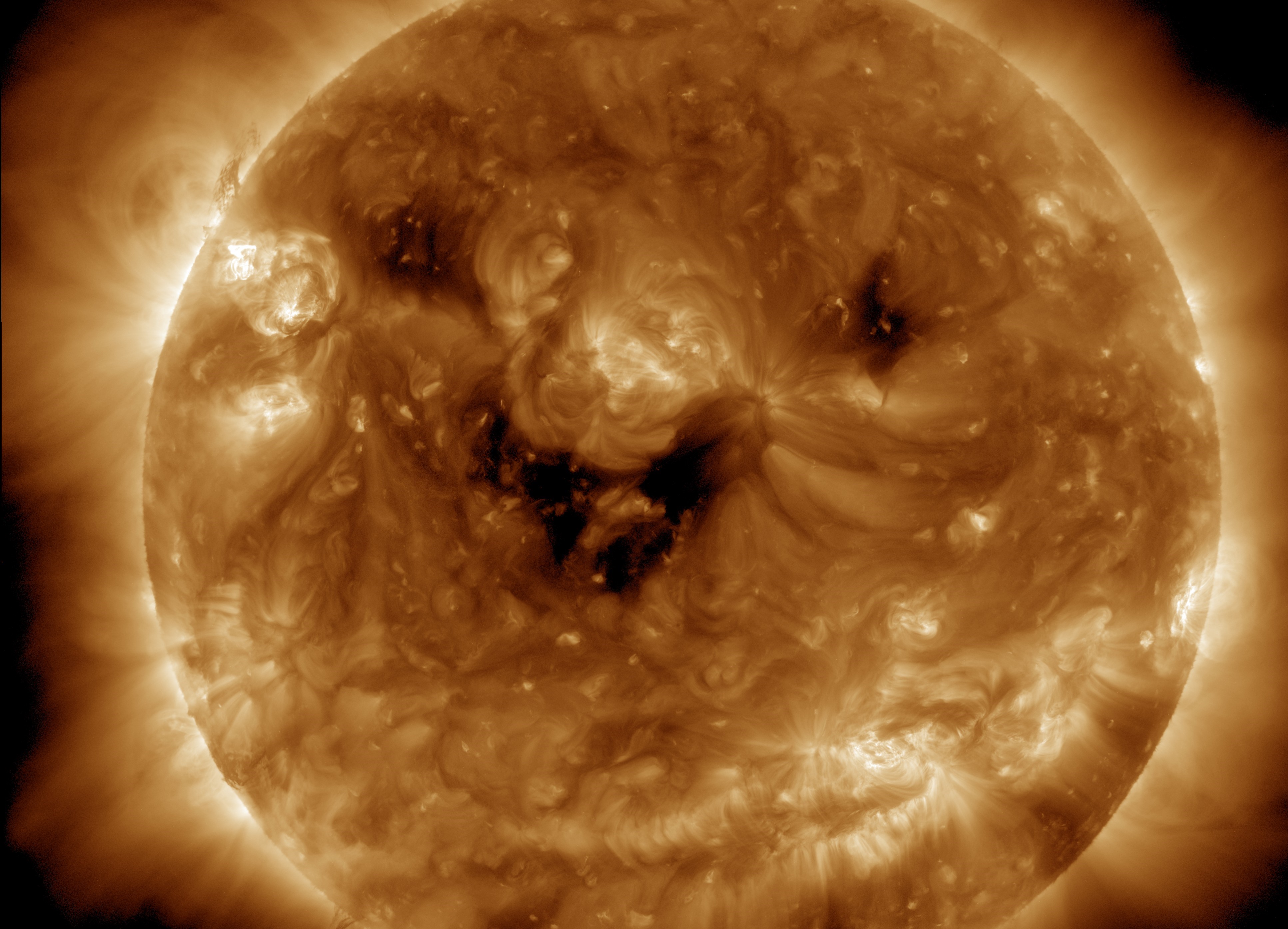 Eerie Smiley Face Spotted on Surface of Sun After Solar Eclipse