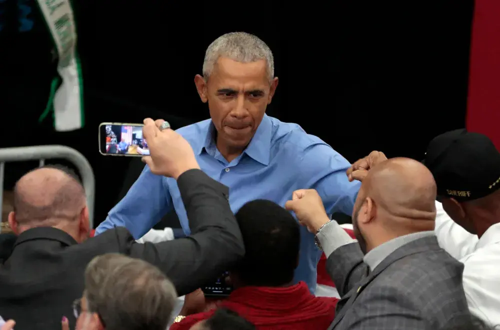 Fact Check: Did Crowd Chant F*** Joe Biden At Barack Obama Michigan Speech?