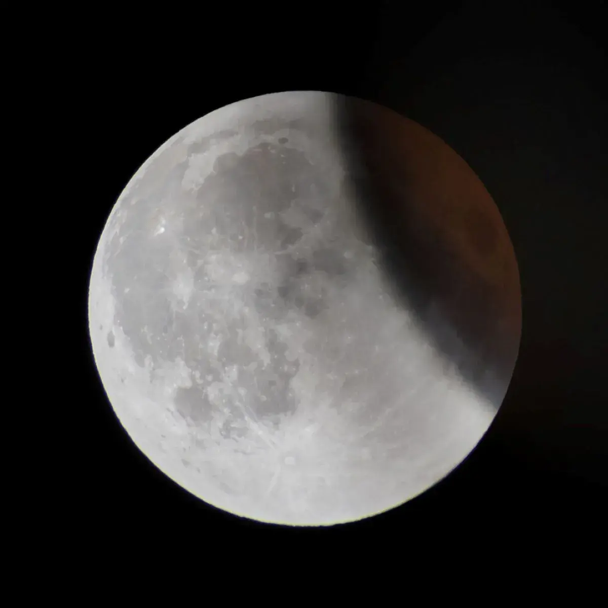 Partial lunar eclipse