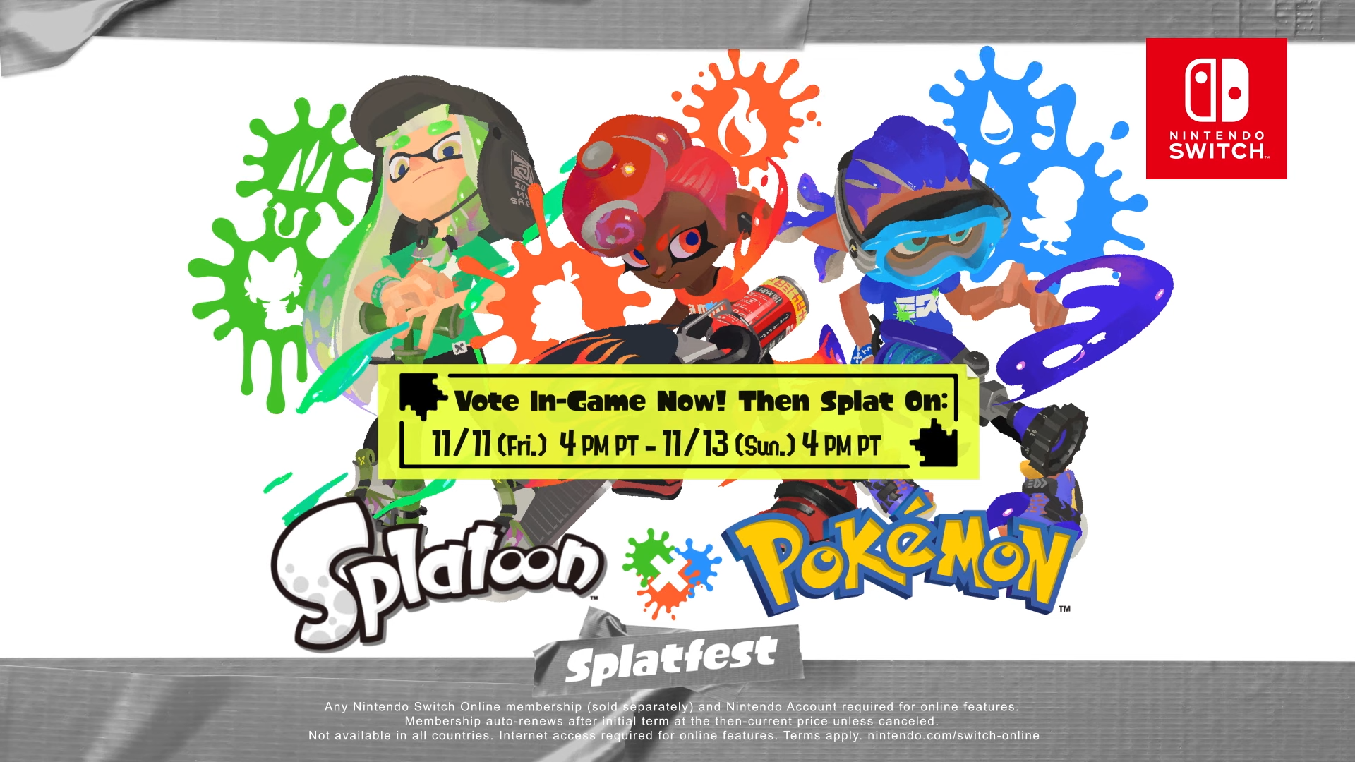 How to Vote for the Splatoon 3 Pokémon Splatfest - Newsweek