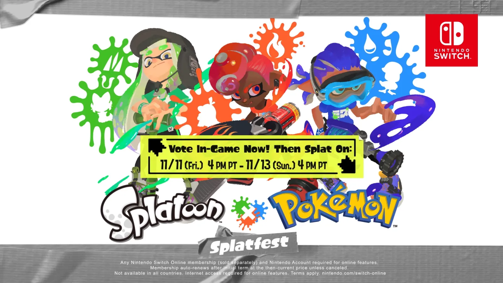 How to Vote for the Splatoon 3 Pokémon Splatfest - Newsweek