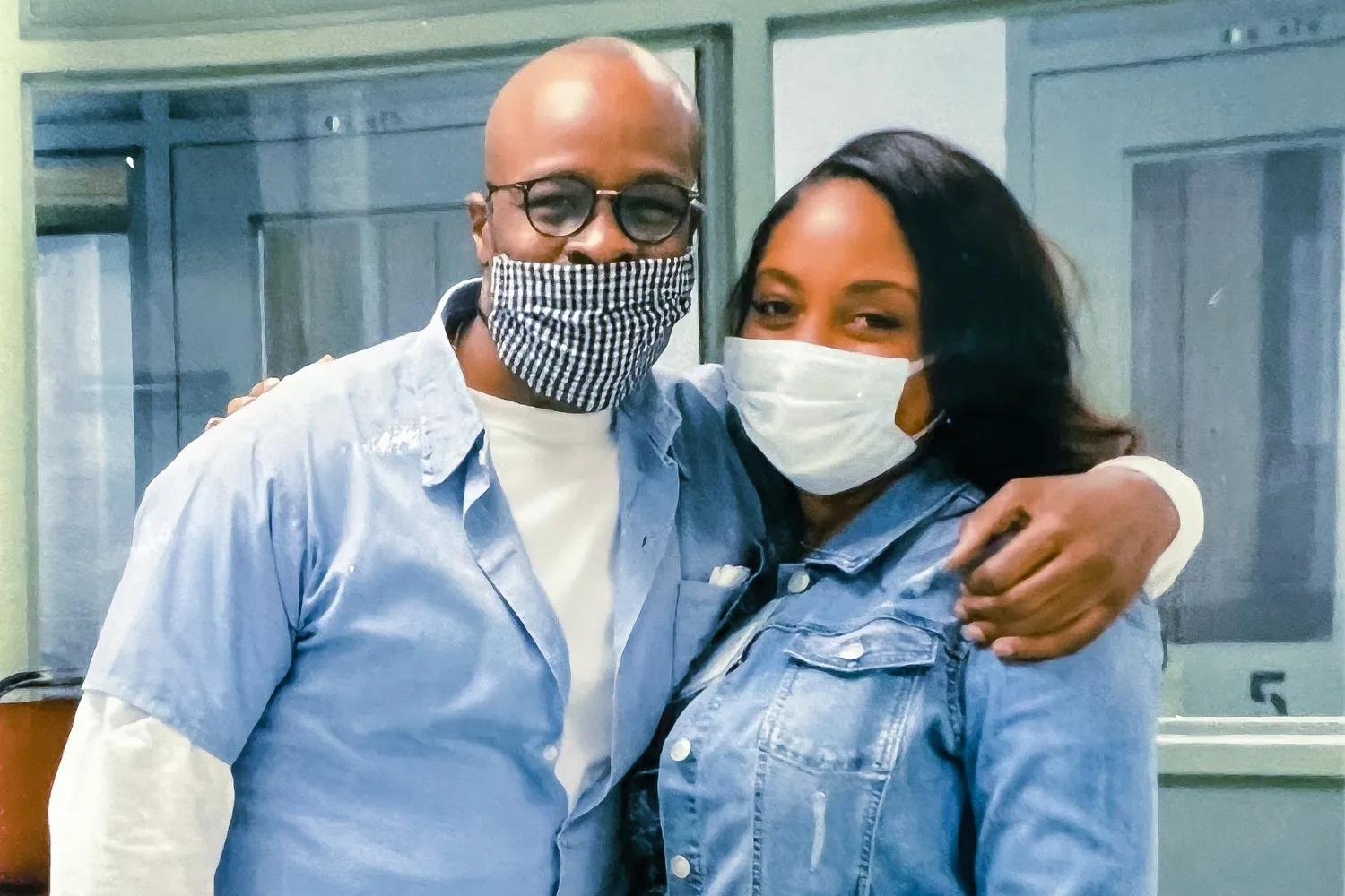 Keith LaMar with Rachel McMillian