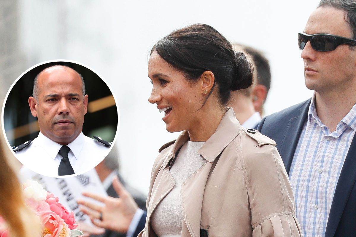 Meghan Markle With Bodyguard and Neil Basu