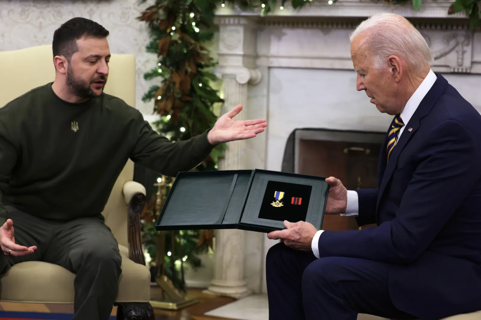 What Biden and Zelensky Gifted Each Other - Newsweek