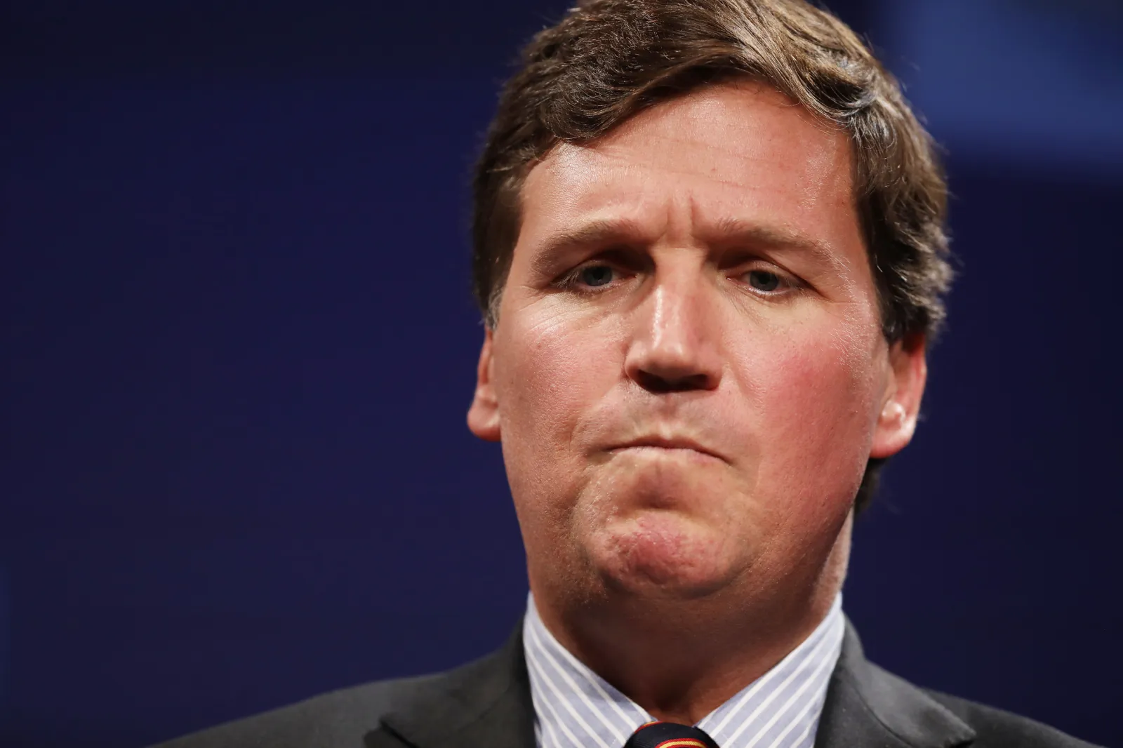 Tucker Carlson Mocked for Nicotine Comment: 'Absurd as George Santos' Lies' 