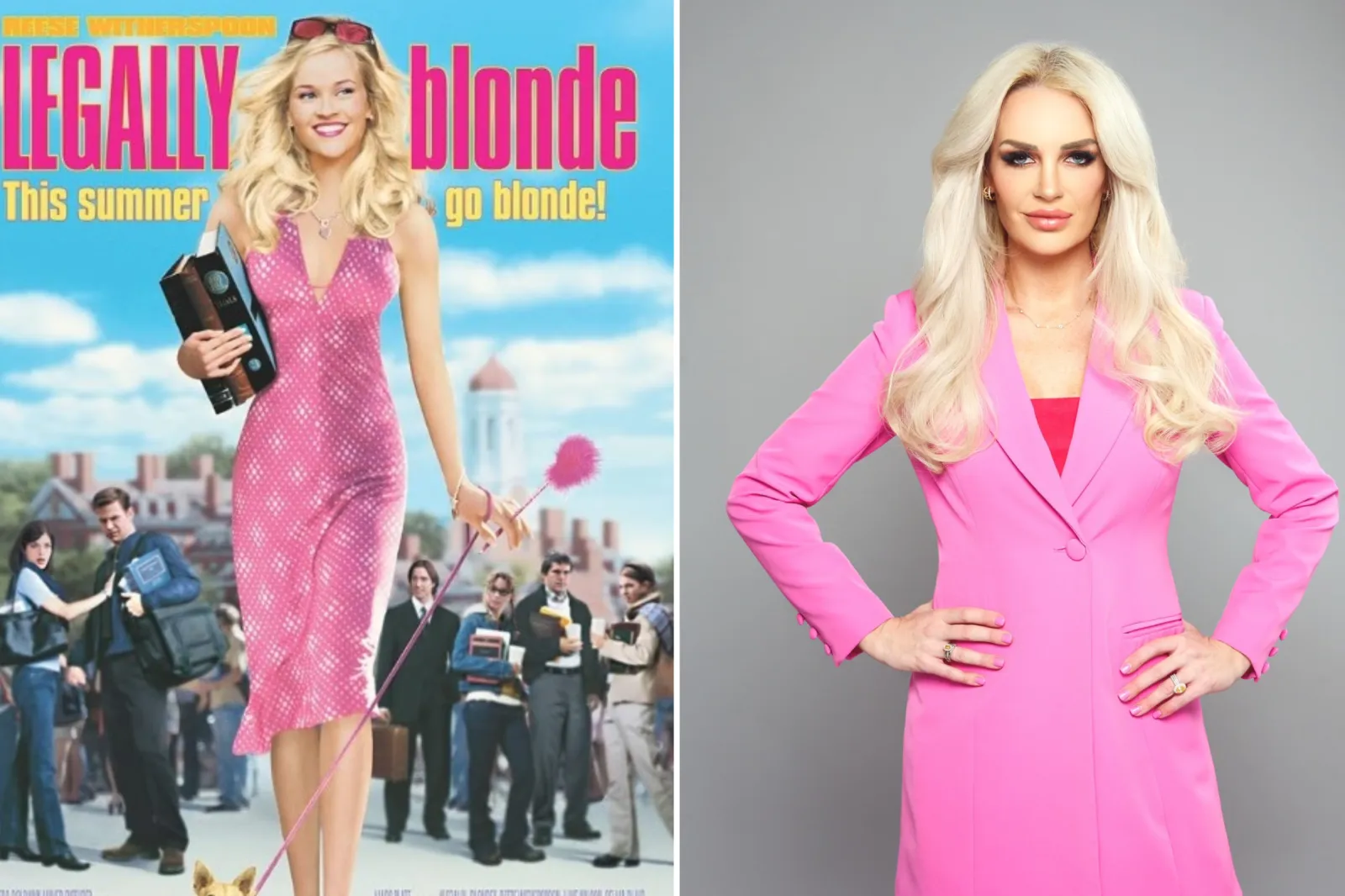 Meet the Real Life 'Legally Blonde' Who Is Defying Stereotypes Wearing Pink  - Newsweek