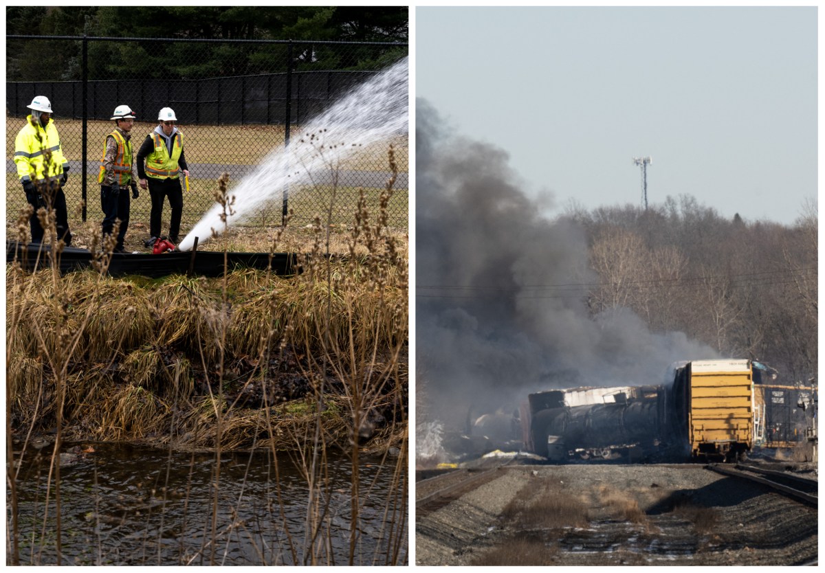 Showing Odd Colors in Ohio Water Viewed 7 Million Times - Newsweek