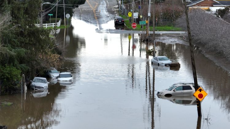 Second Atmospheric River Brings ‘Life-Threatening’ Floods to West Coast ...