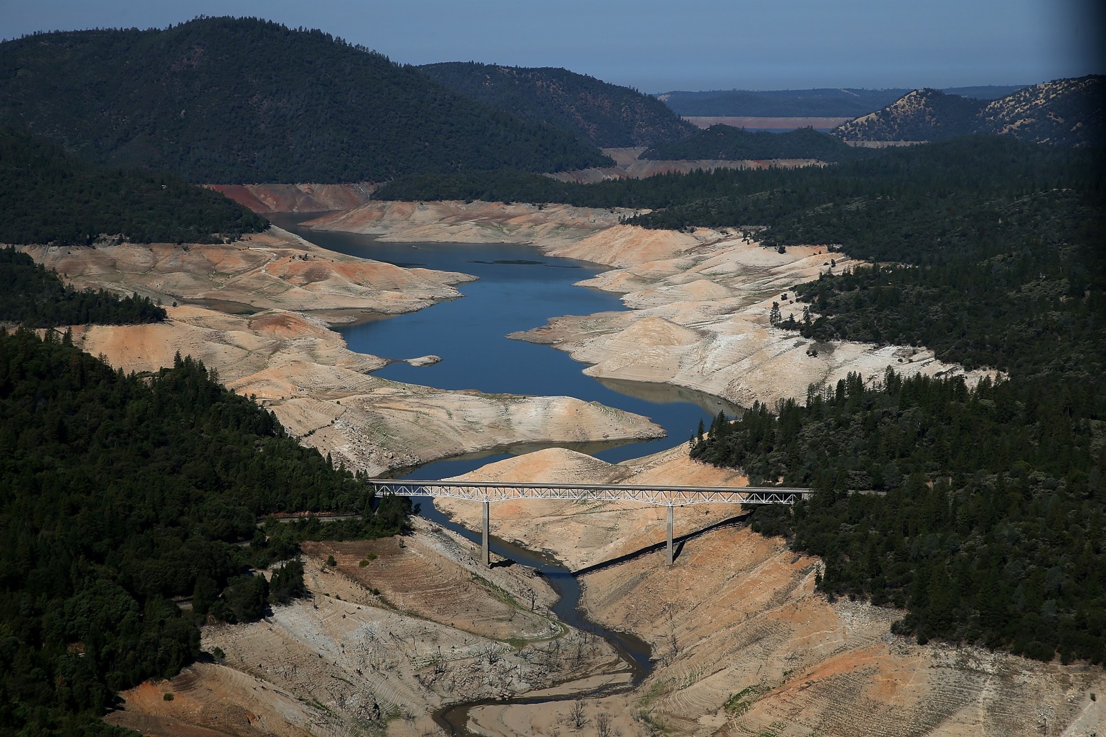 California Reservoir Overspills For First Time In Over A Decade After Rain