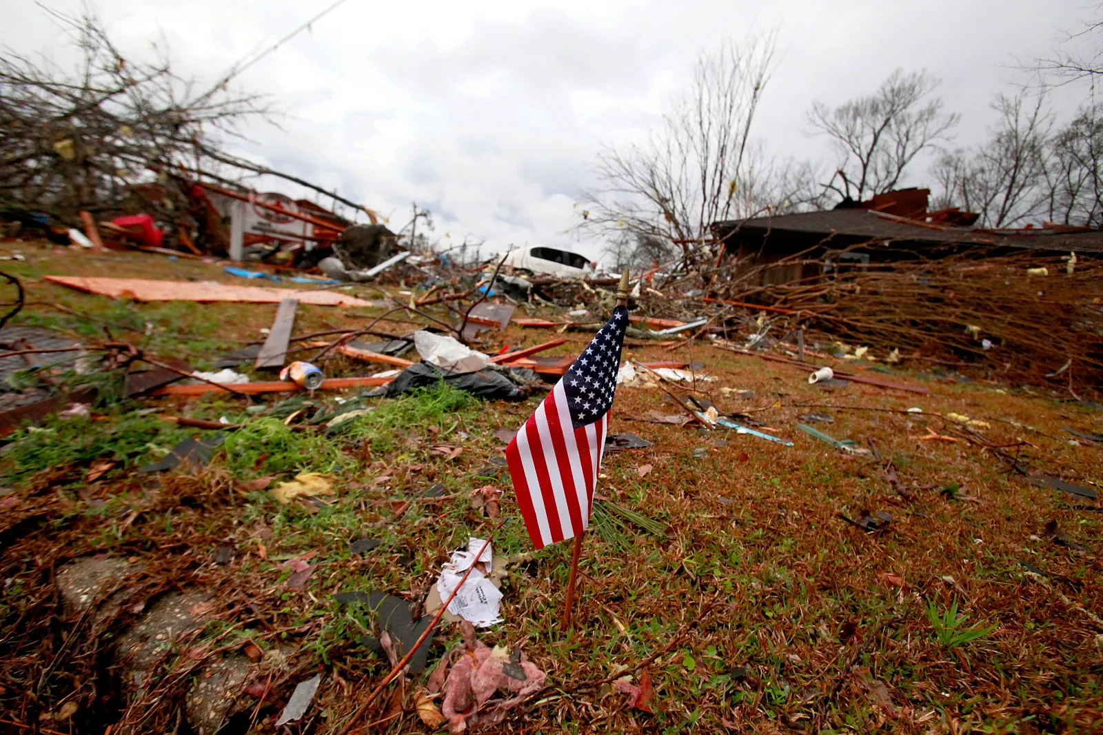 Aerial Video Shows Decimated Neighborhood After Mississippi Tornado ...