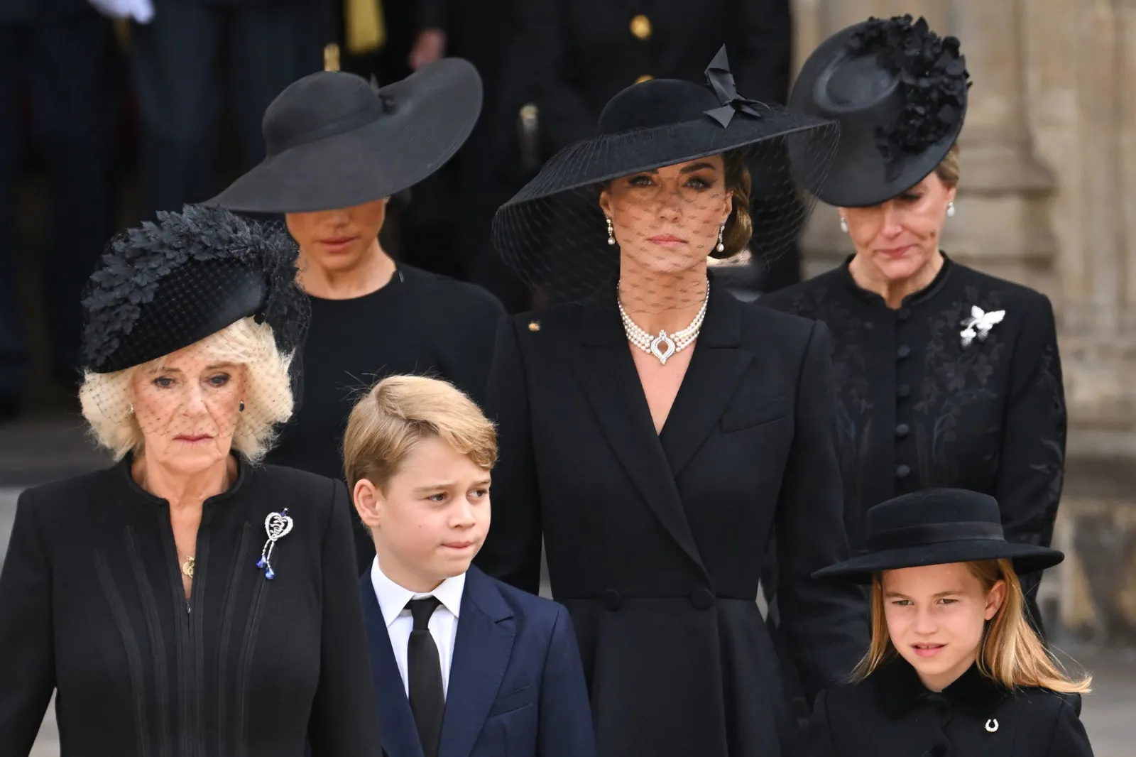 Camilla's Secret Signal to Kate Middleton at Elizabeth's Funeral Resurfaces  - Newsweek