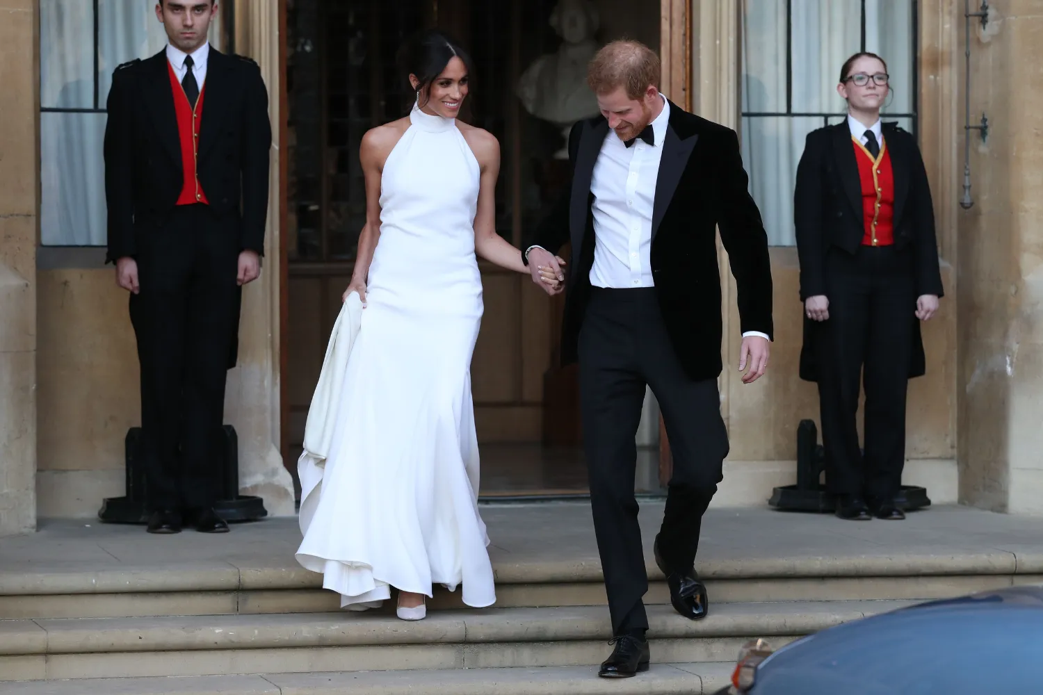 princess meghan second wedding dress Meghan Markle wore Stella McCartney to the royal wedding's evening reception