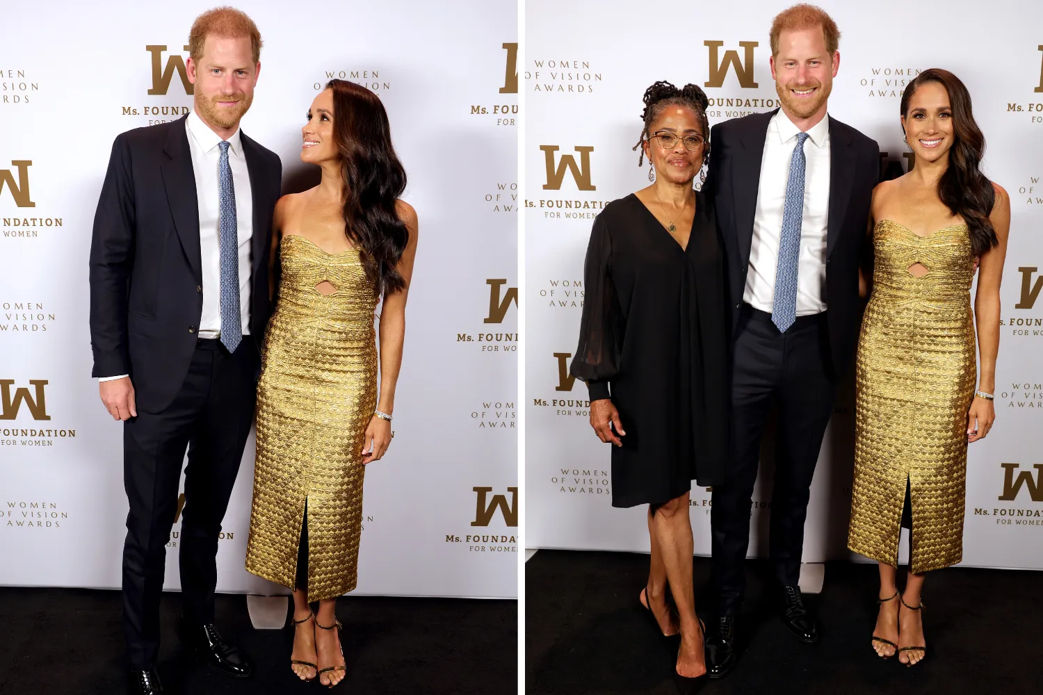 Meghan Markle 'Glowed' In 'Golden Goddess Vibes' Awards Show Fashion Moment  - Newsweek