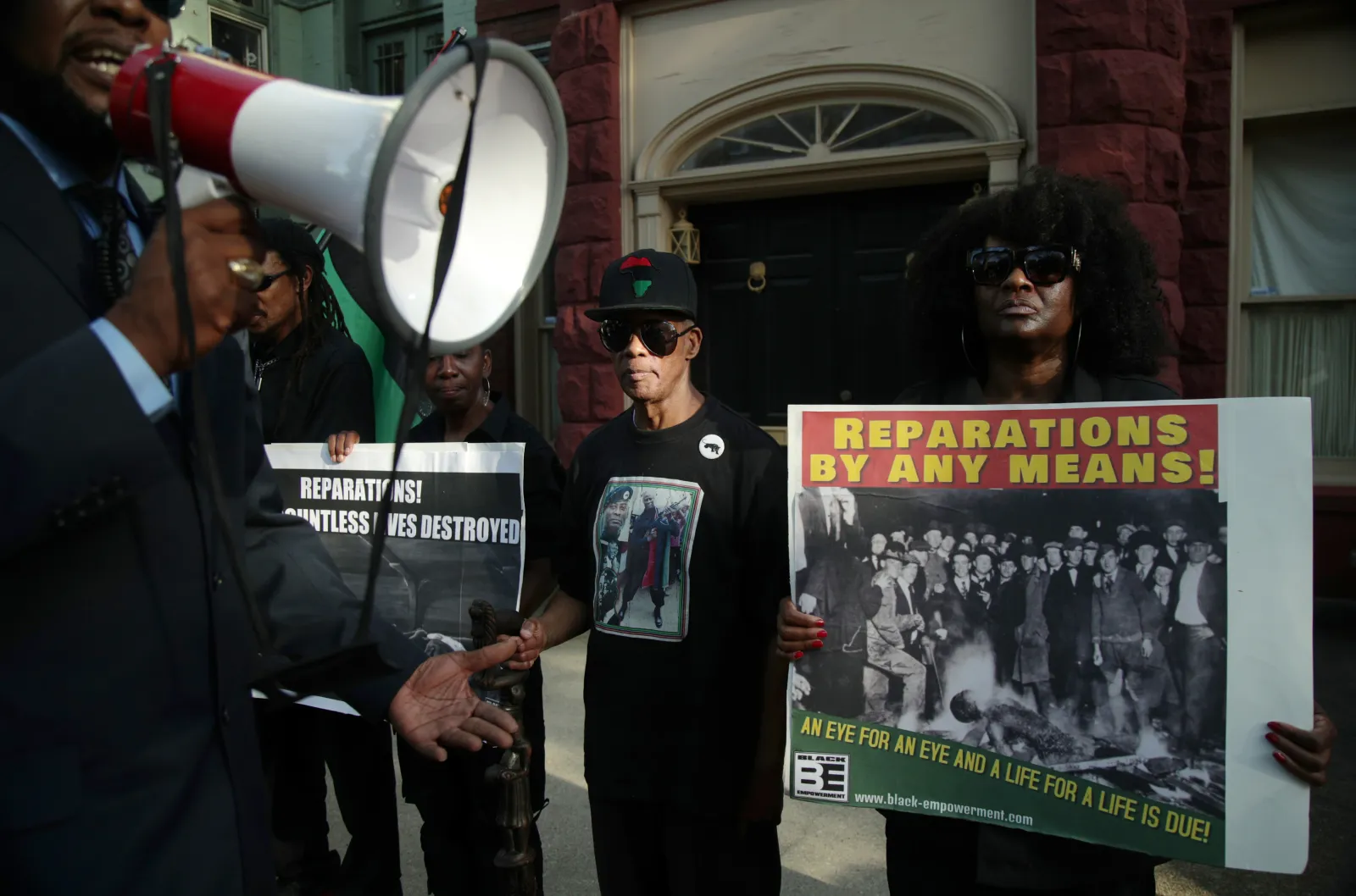National Reparations Day protest
