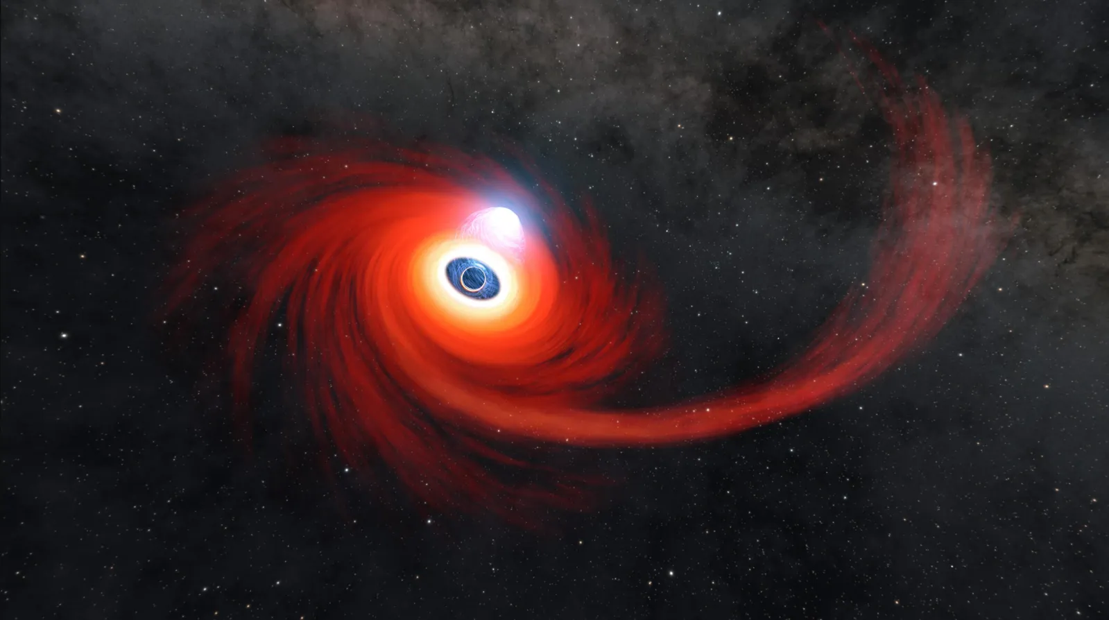 Supermassive Black Hole Mysteriously Comes Alive, Starts Feeding