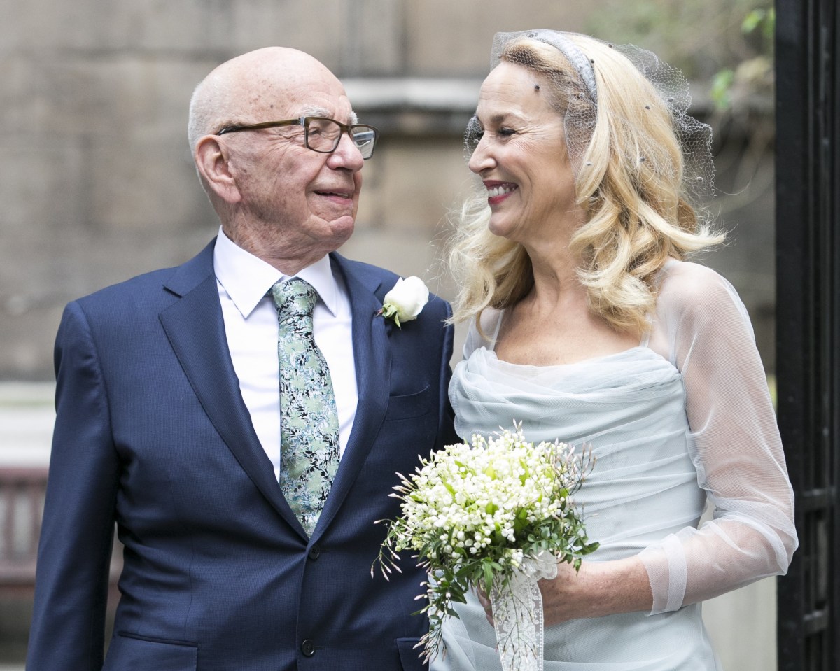 elena zhukova wedding dress designer For His 5th Wedding, 93-Year-Old Rupert Murdoch And Elena Zhukova Married In Sophisticated And Understated Wedding Looks For Their Bel Air Vineyard Nuptials