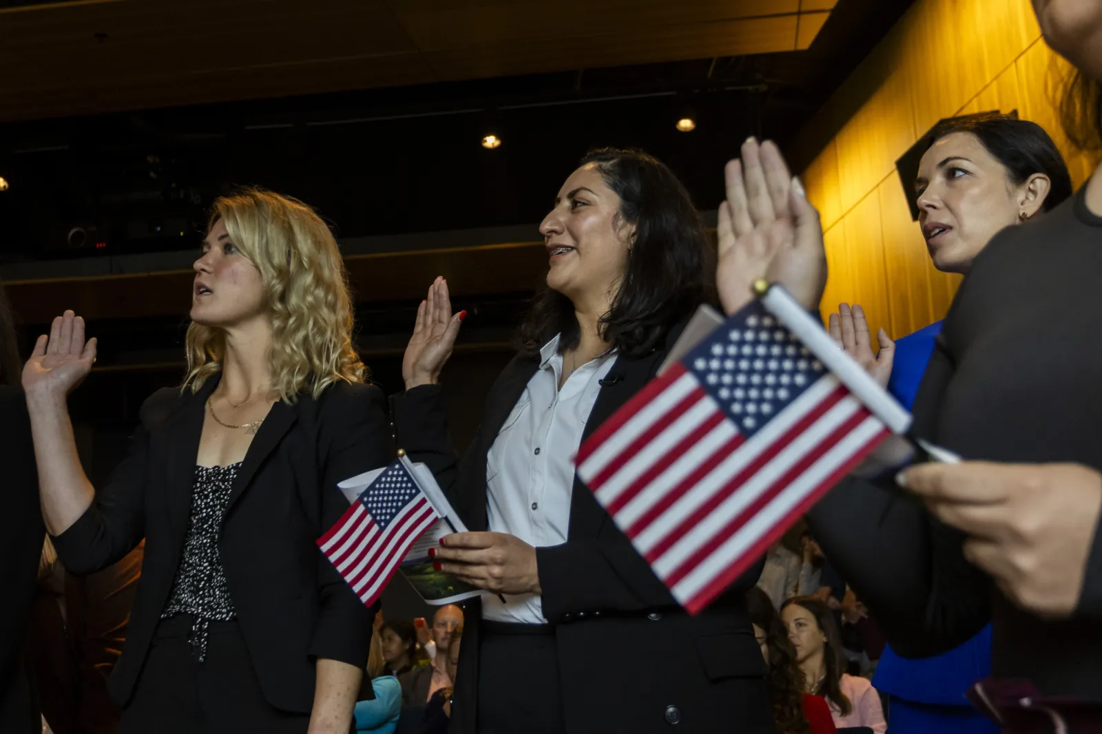 Immigrants take the Oath of Allegiance