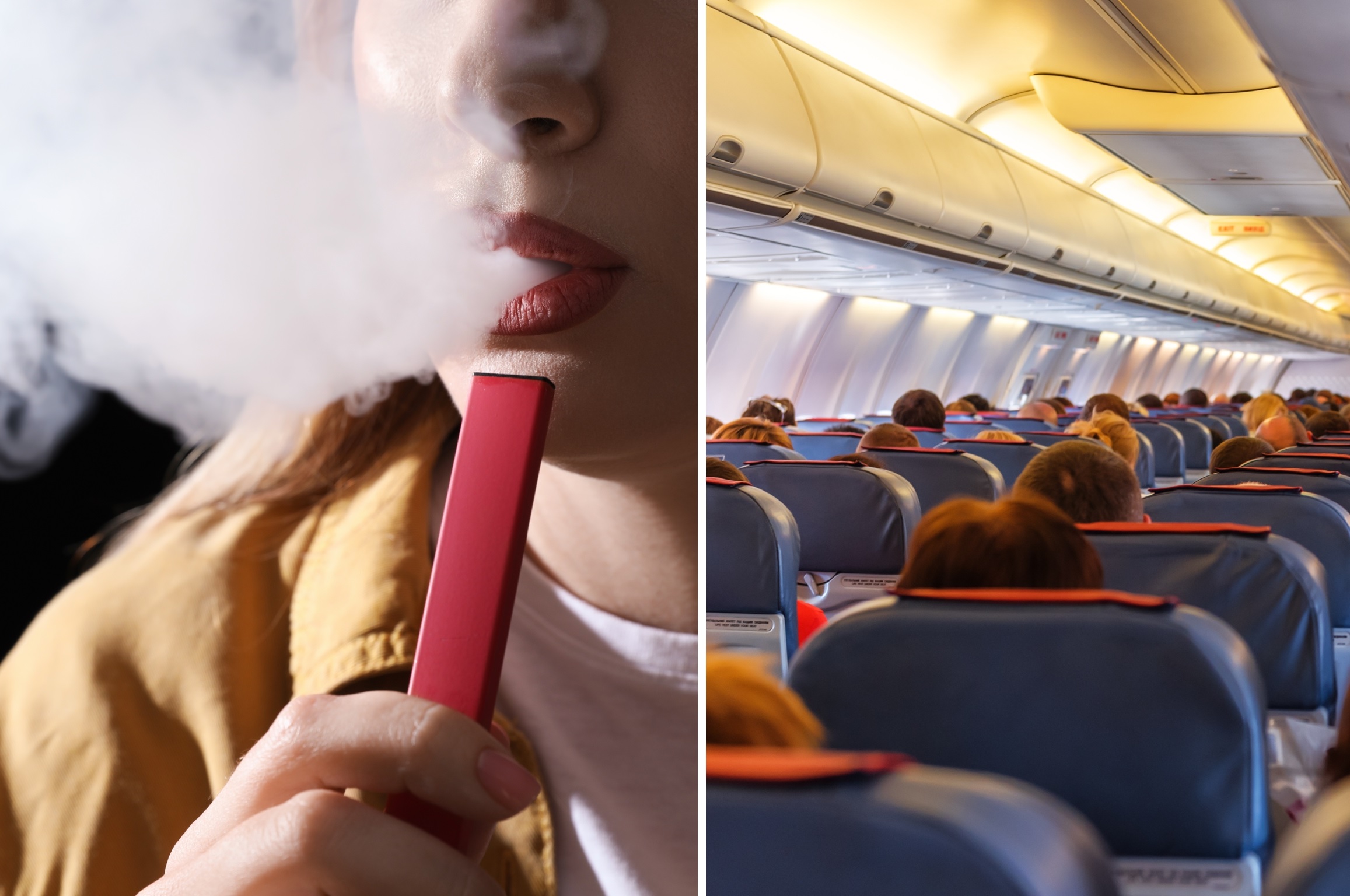 Why You Should Think Twice About Vaping on a Plane: 'Don't Be This Person' 
