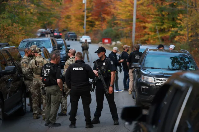 Police surround home in search of Maine shooting suspect - Newsweek