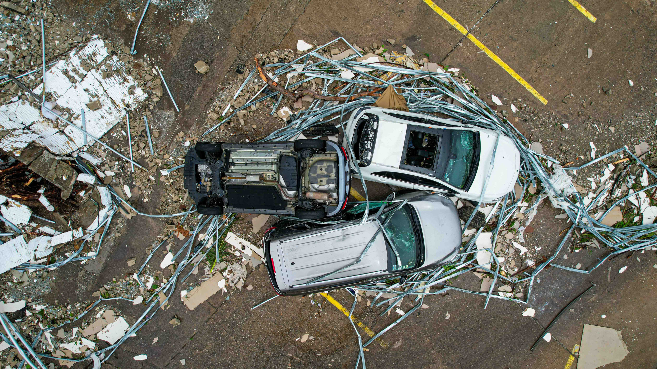 Aerial Footage Shows Devastation After Acapulco Ravaged by