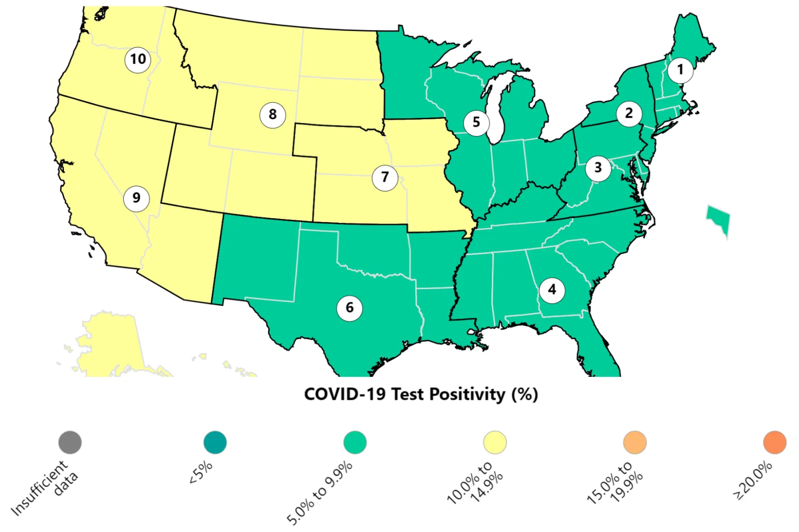 COVID US Map Shows States Where Cases Are Highest in Latest Week - Newsweek