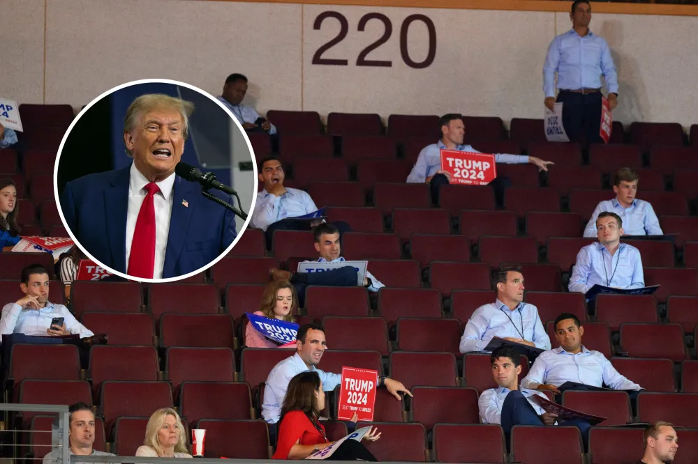 Trump In Crowd Trump Rages Over Rally Crowd Size Reports: ‘We Never Have Empty Seats ...