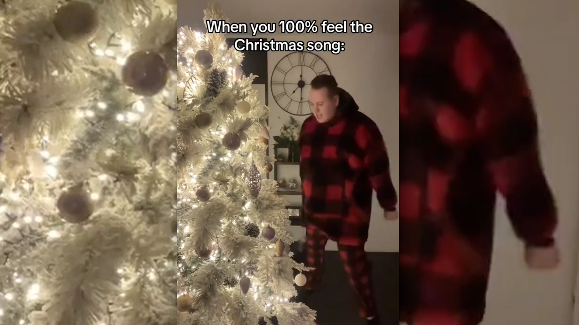 Mans Hilariously Passionate Christmas Dancing Delights Internet: Legend