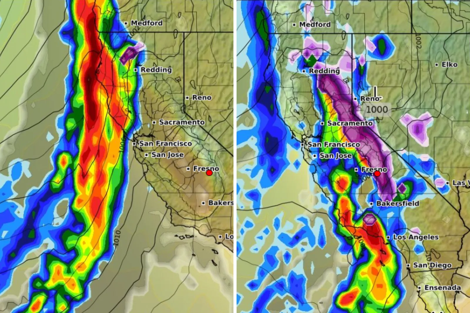 Atmospheric River Maps Show California Headed for Lashing - Newsweek