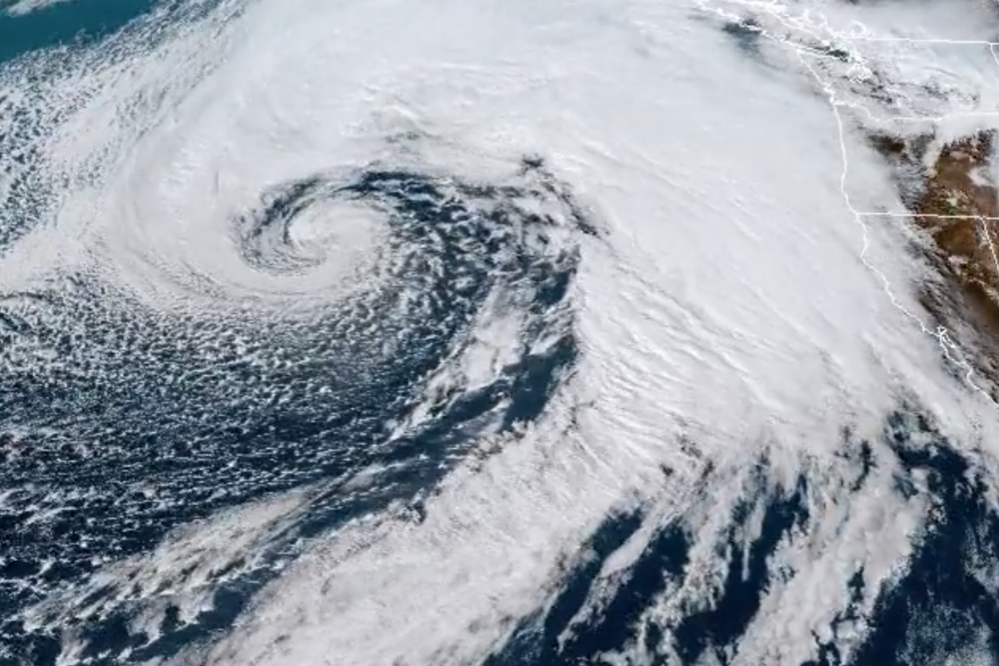 Atmospheric River Seen From Space as 3 States Brace for Extreme Rain ...