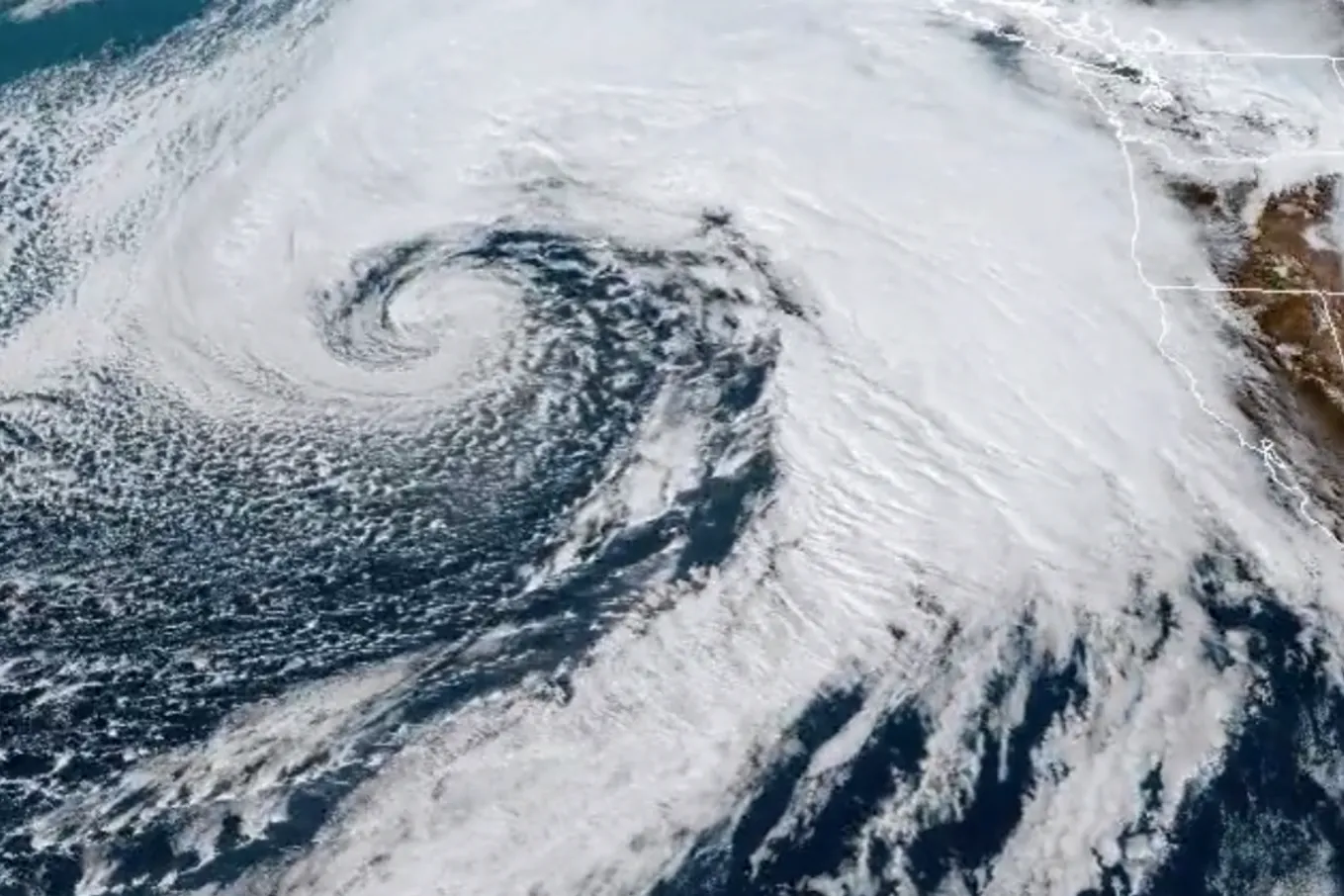 Atmospheric River Seen From Space as 3 States Brace for Extreme Rain ...