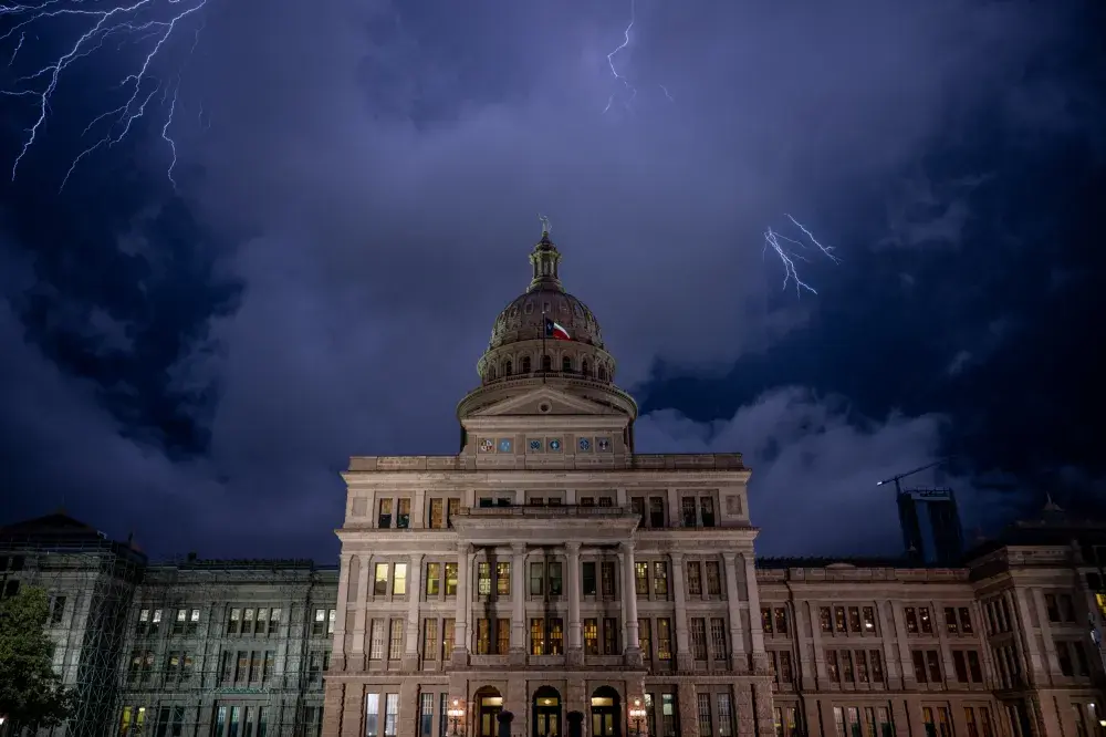 Severe Thunderstorm Warning Issued in Texas