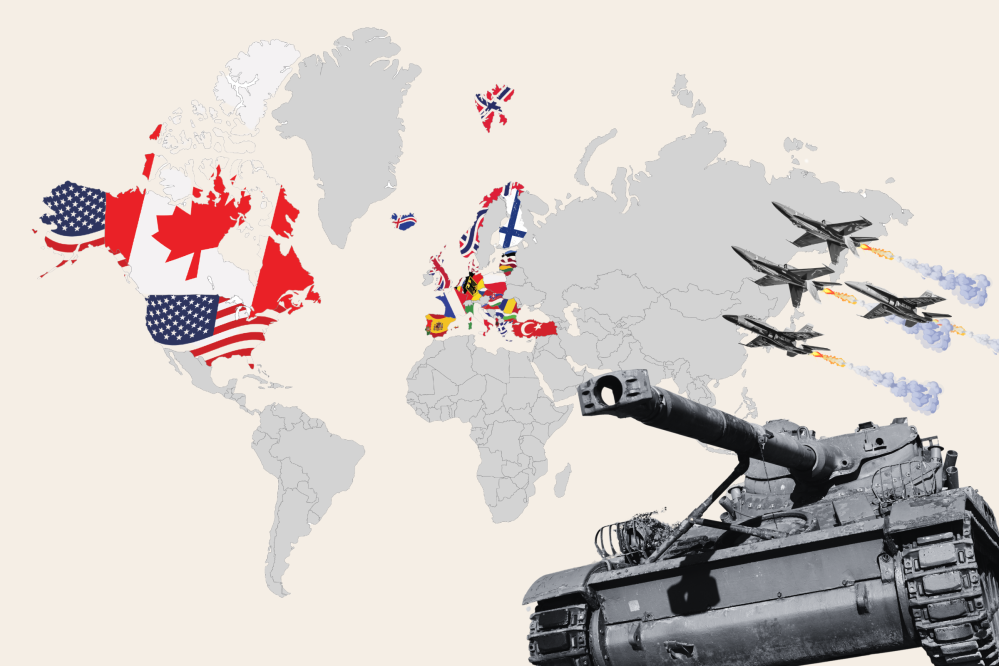 NATO Map Shows GDP Defense Spending by Country