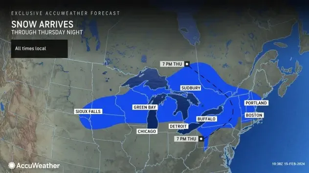 Map Shows 26 States Bracing For Snow Ahead of Two Winter Storms - Newsweek