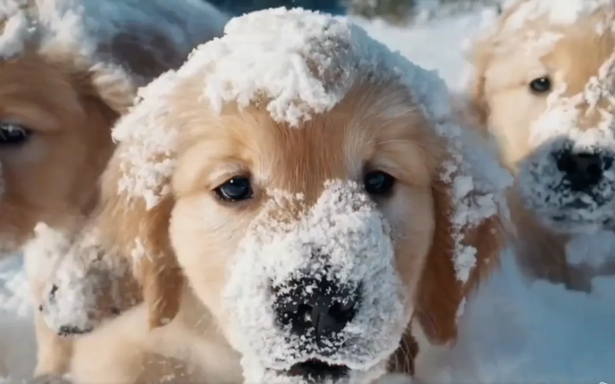 Can You Spot What’s Controversial About This Video of Puppies in the Snow?, image size:1200x750