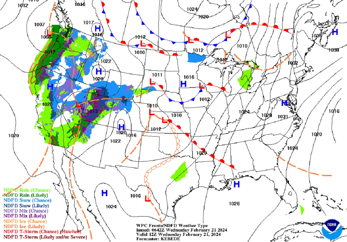 Atmospheric River Map, Update as 36 Million Californians Under Flood ...