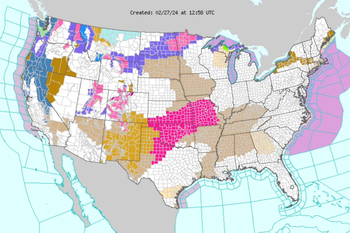Map Shows Which States Are Expecting ‘Big Weather Change’ - Newsweek