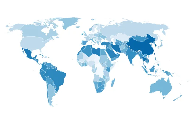 World Map Inbreeding Rate Fertility Rate Map Reveals Countries Where It Is Falling Fastest - Newsweek