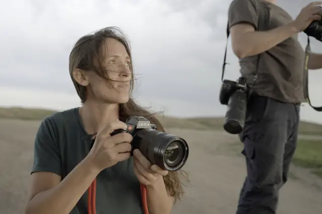 Nick Moir and Krystle Wright photograph tornado